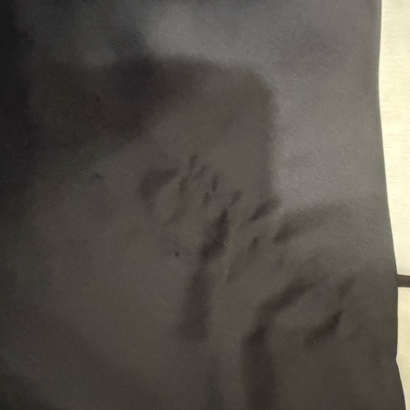 BHLDN Black Sheath Midi Dress with Slit - Picture 6 of 9